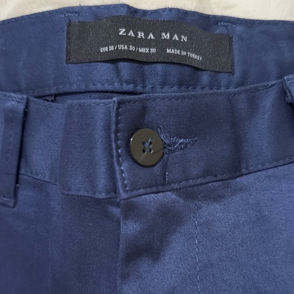 Zara Deep Blue Chinos